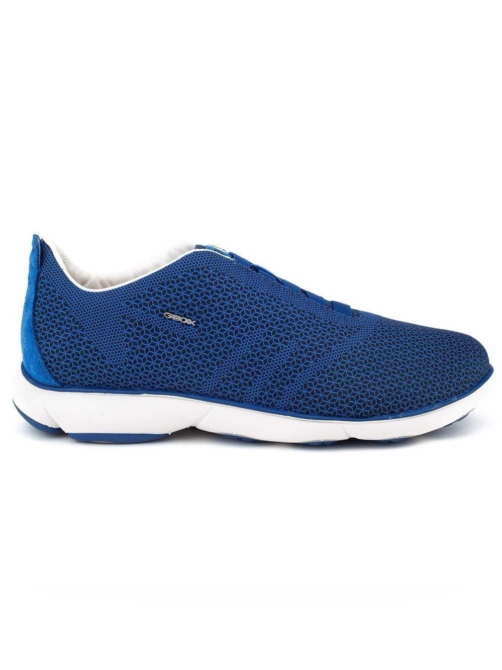 Geox Respira Men's Blue Slip-On Knit Sneakers